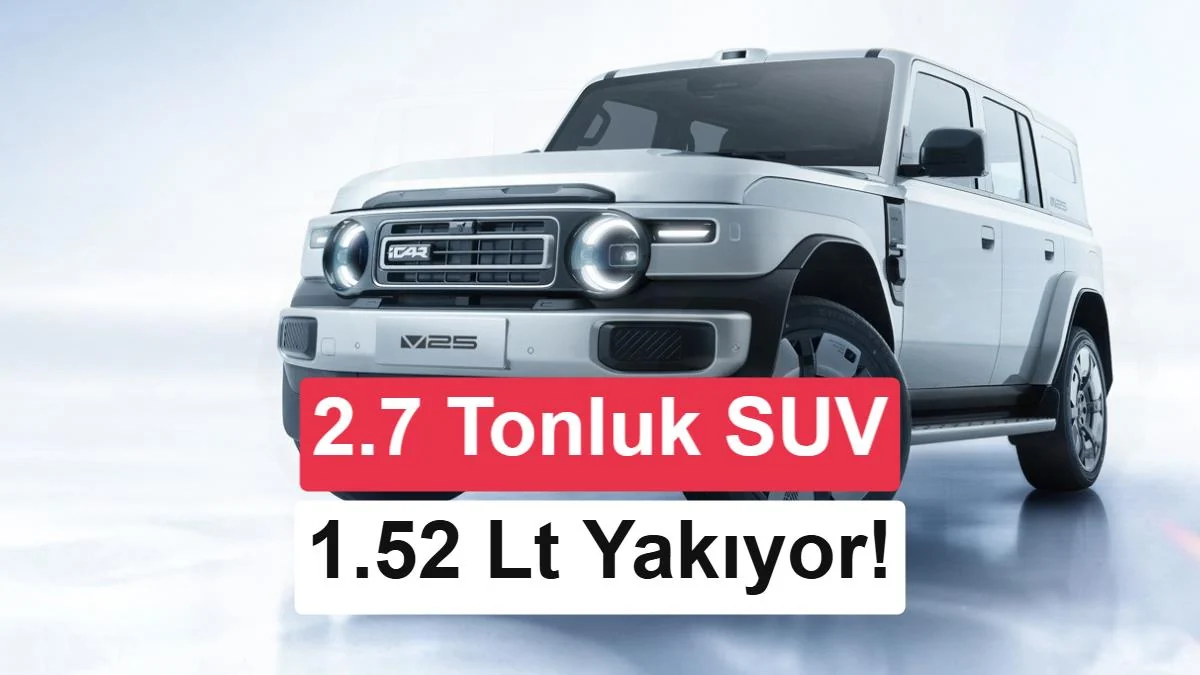 2.7 tonluk Chery iCaur V25 tanıtıldı: 100 km'de sadece 1.52 litre yakıyor