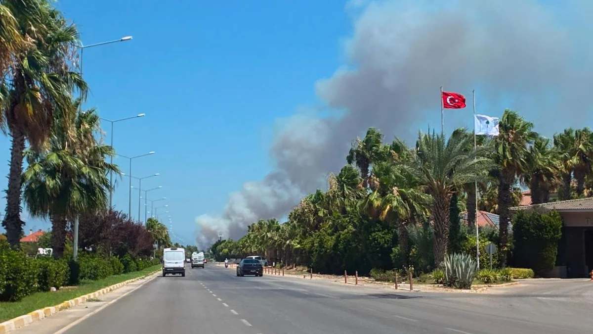 Antalya'da orman yangını