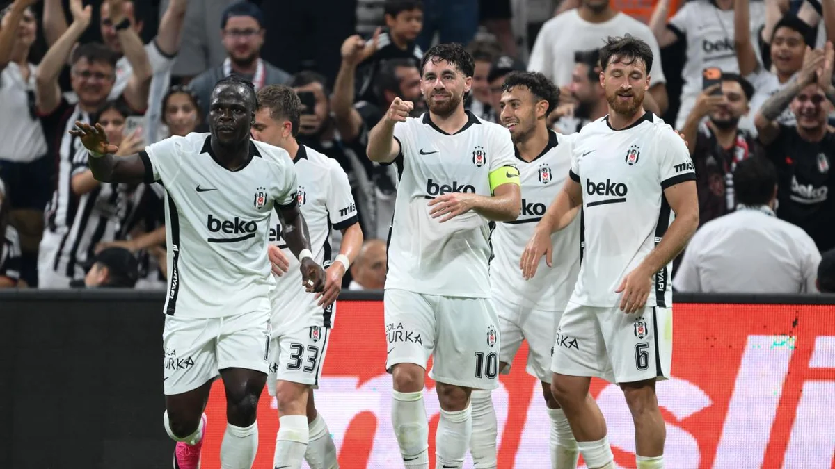 Beşiktaş, Midtjylland'ı 10 mağlup etti