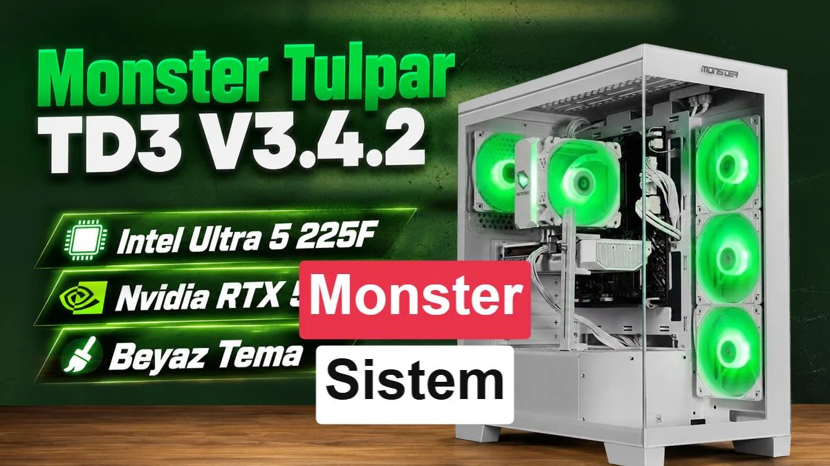 Beyazlar İçinde Bir Sistem | Monster Tulpar TD3 V3.4.2 İnceleme