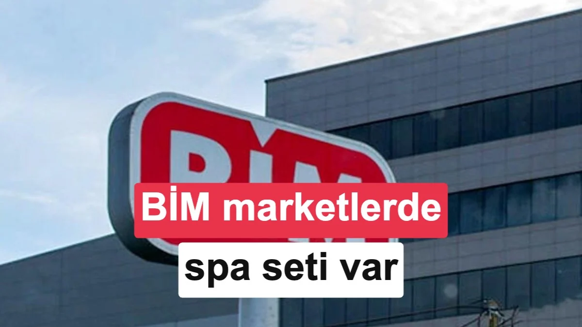 BİM marketler makaslı platform ve jakuzili spa eti satacak