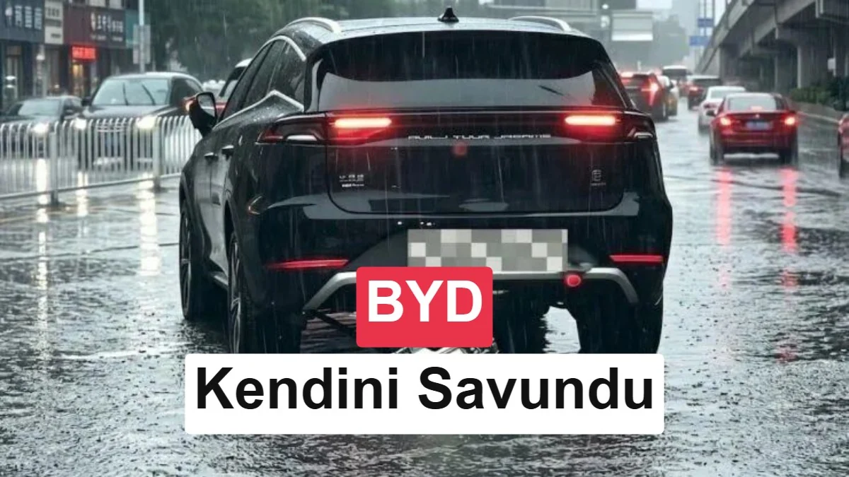 BYD, yolda giderken motoru düşen aracı hakkında açıklama yaptı