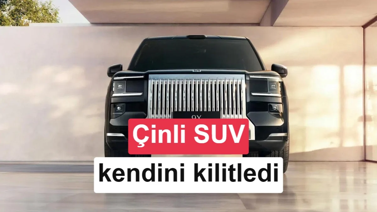 Çin'de tatil kabusu: Ülke dışına çıkınca lüks SUV kendini kilitledi