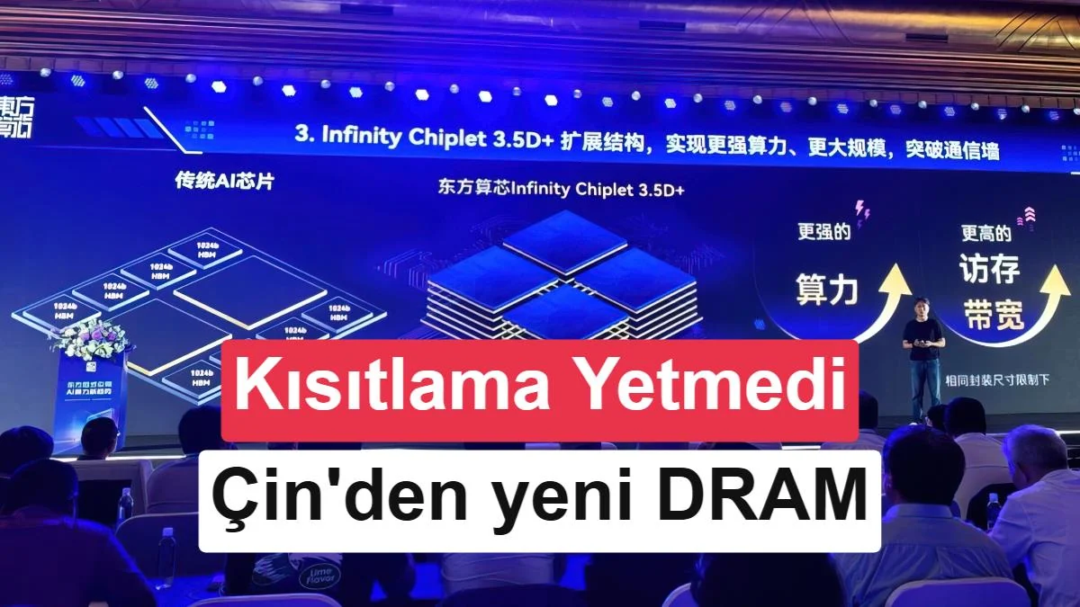Çin'den yarı iletken devrimi: İlk 3.5D chiplet ve 3D DRAM teknolojisi tanıtıldı