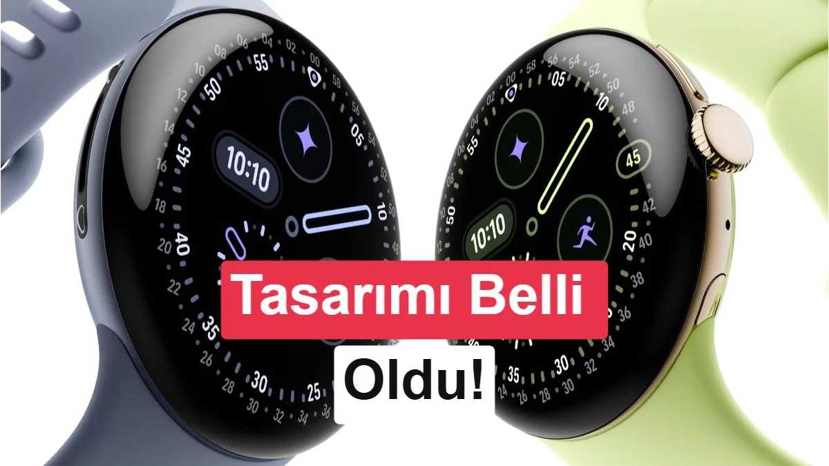 Google Pixel Watch 5'in resmi görselleri sızdırıldı: İşte tasarımı