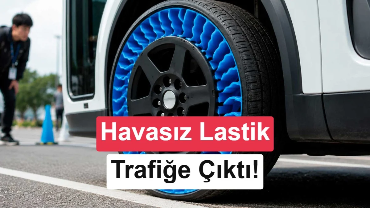 Havasız lastik teknolojisi sonunda yollara çıktı: Ancak bir sorun var
