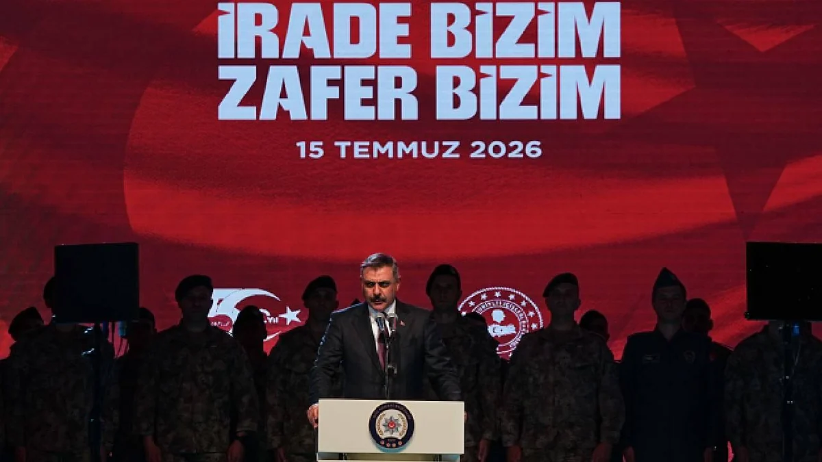 İçişleri Bakanı Çiftçi, Gölbaşı Özel Harekat Başkanlığı'ndaki 15 Temmuz programında konuştu