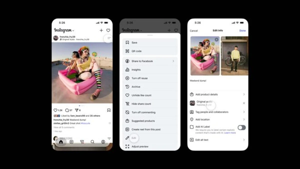Instagram, paylaşılan içeriklerdeki müziklerin değiştirilmesine imkan tanımaya başladı
