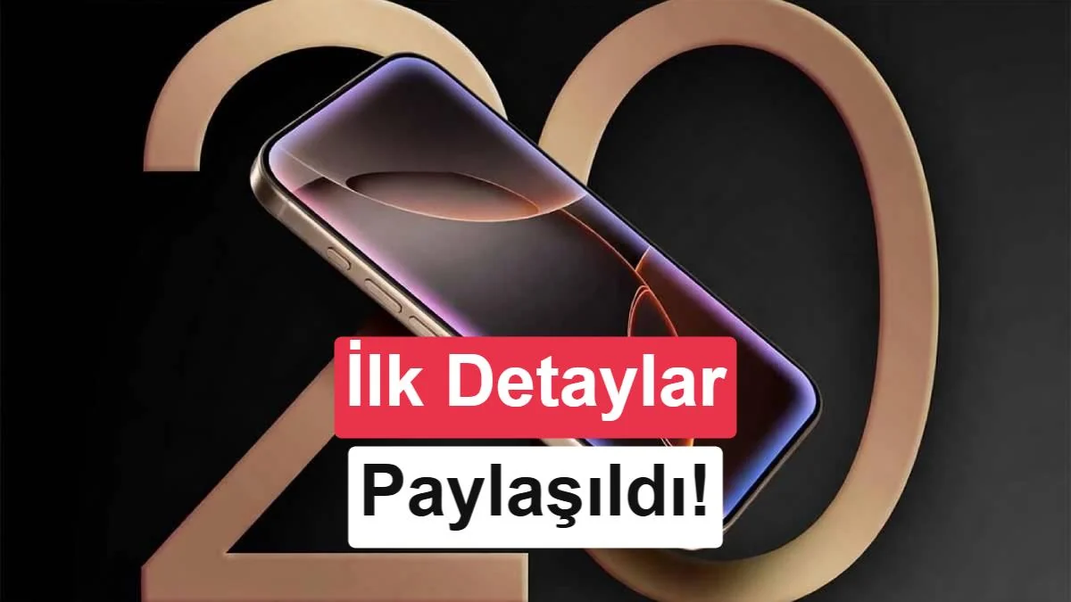iPhone 20 için ekran detayları ortaya çıktı: Standart bozuluyor