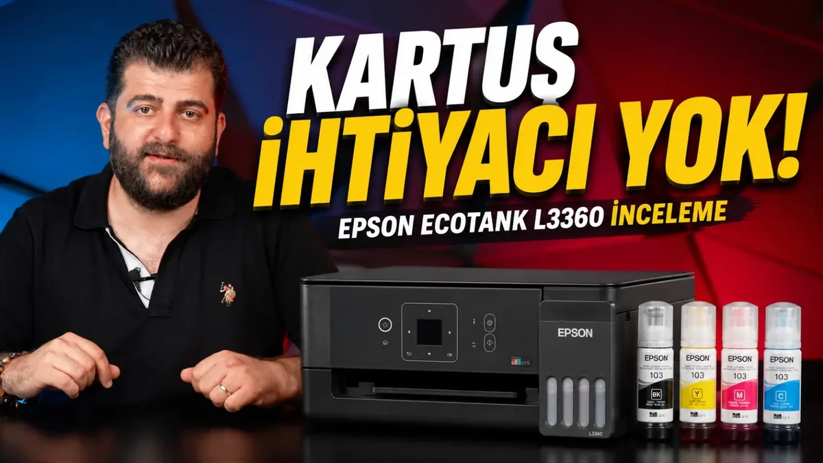 Kartuş derdine son Epson EcoTank L3360 inceleme