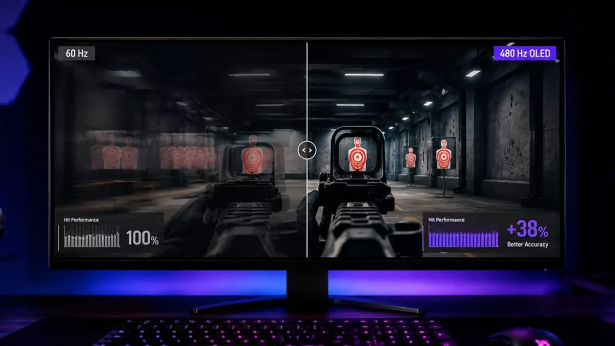 LG 480 Hz OLED Monitörlerin Nişanı Yüzde 38 Artırdığını Söylüyor