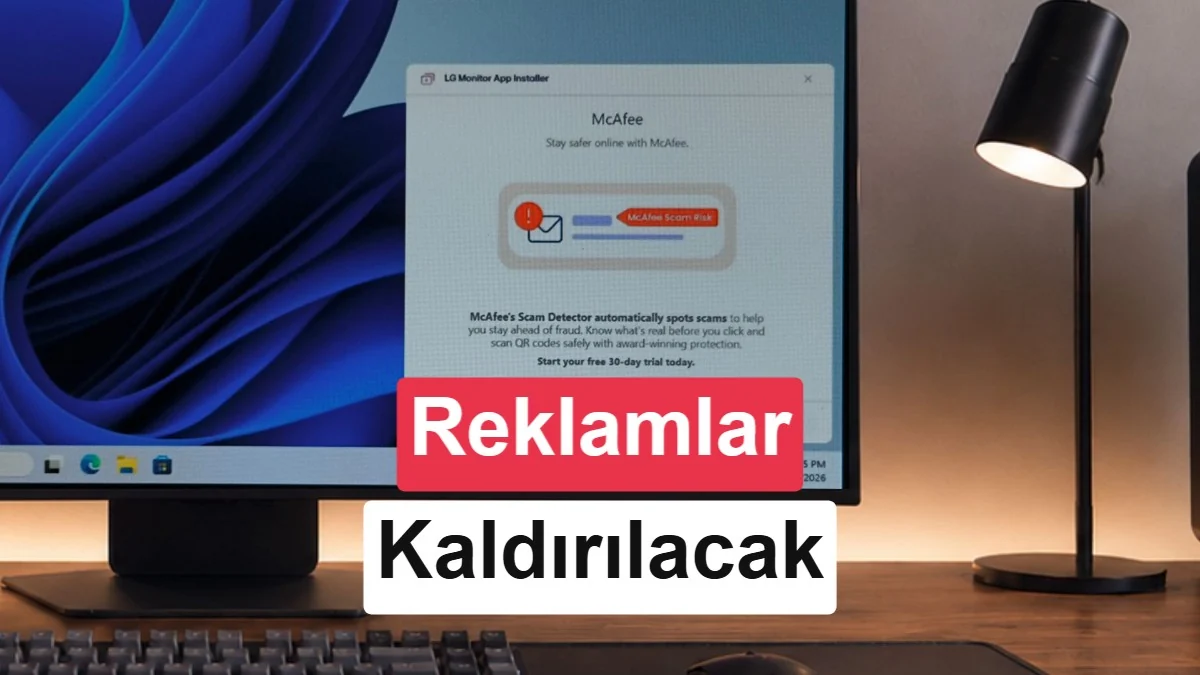 Microsoft, LG’nin Windows’taki reklamlarını kaldırtıyor