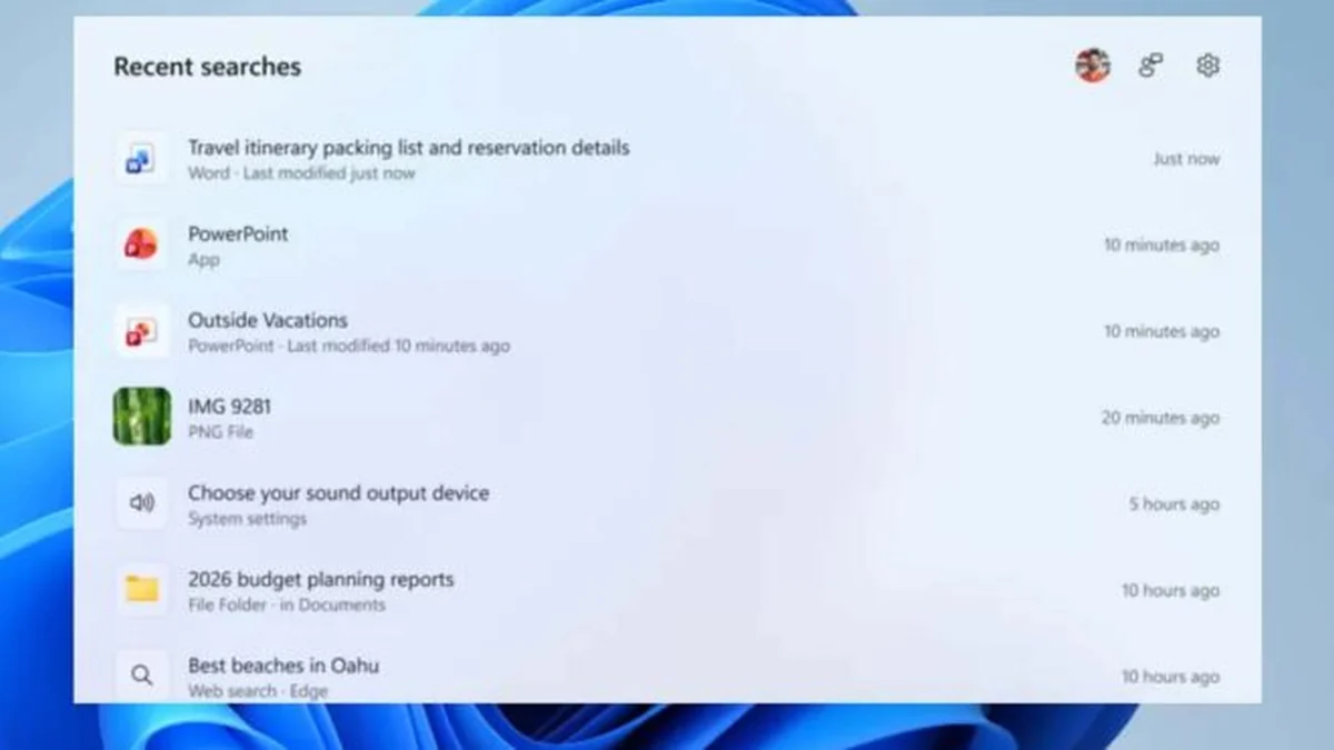 Microsoft, Windows 11’in arama kutusunu iyileştiriyor