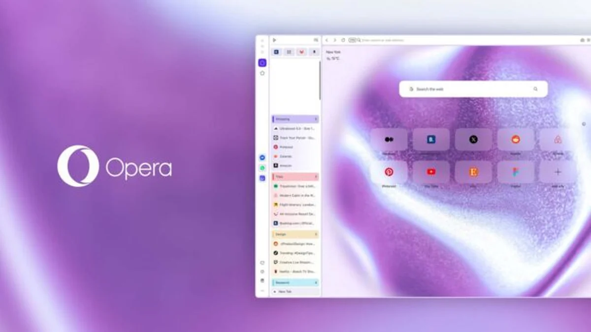 Opera One, dikey sekme desteğiyle güncellendi
