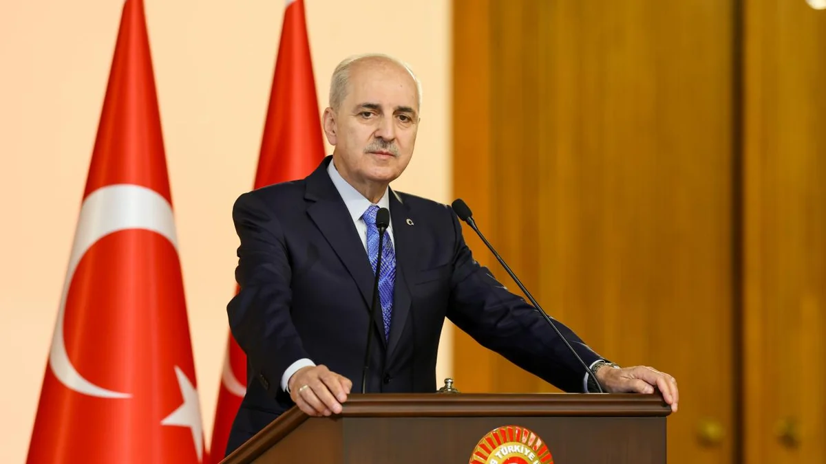 TBMM Başkanı Kurtulmuş'tan Mescidi Aksa'ya baskın düzenlenmesine tepki