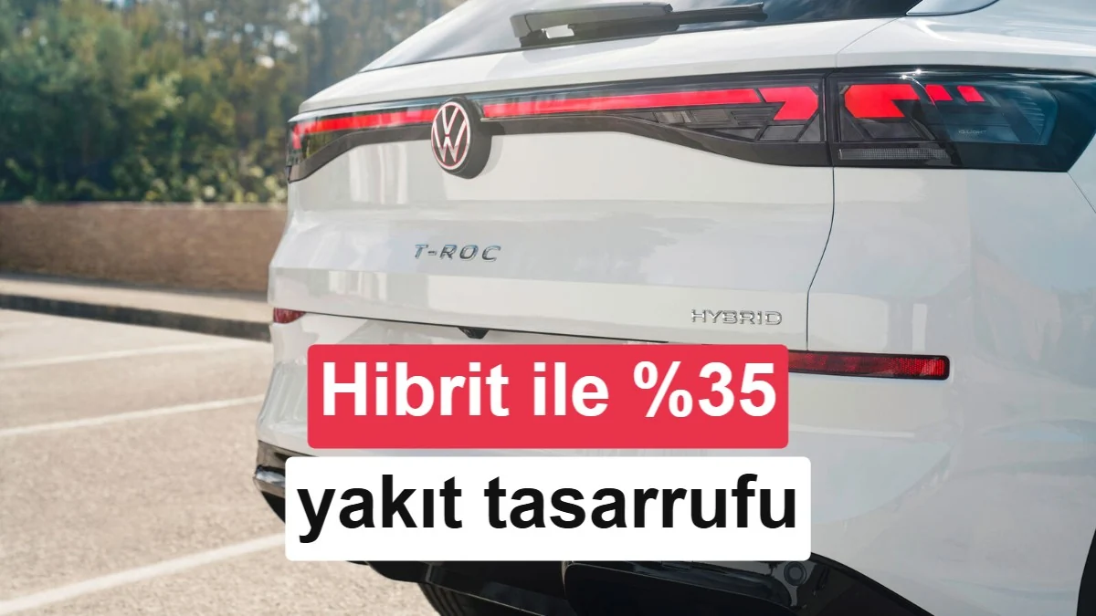 Toyota'nın hibritine Volkswagen'den yanıt: İşte Golf Hibrit ve T-Roc Hibrit fiyatları