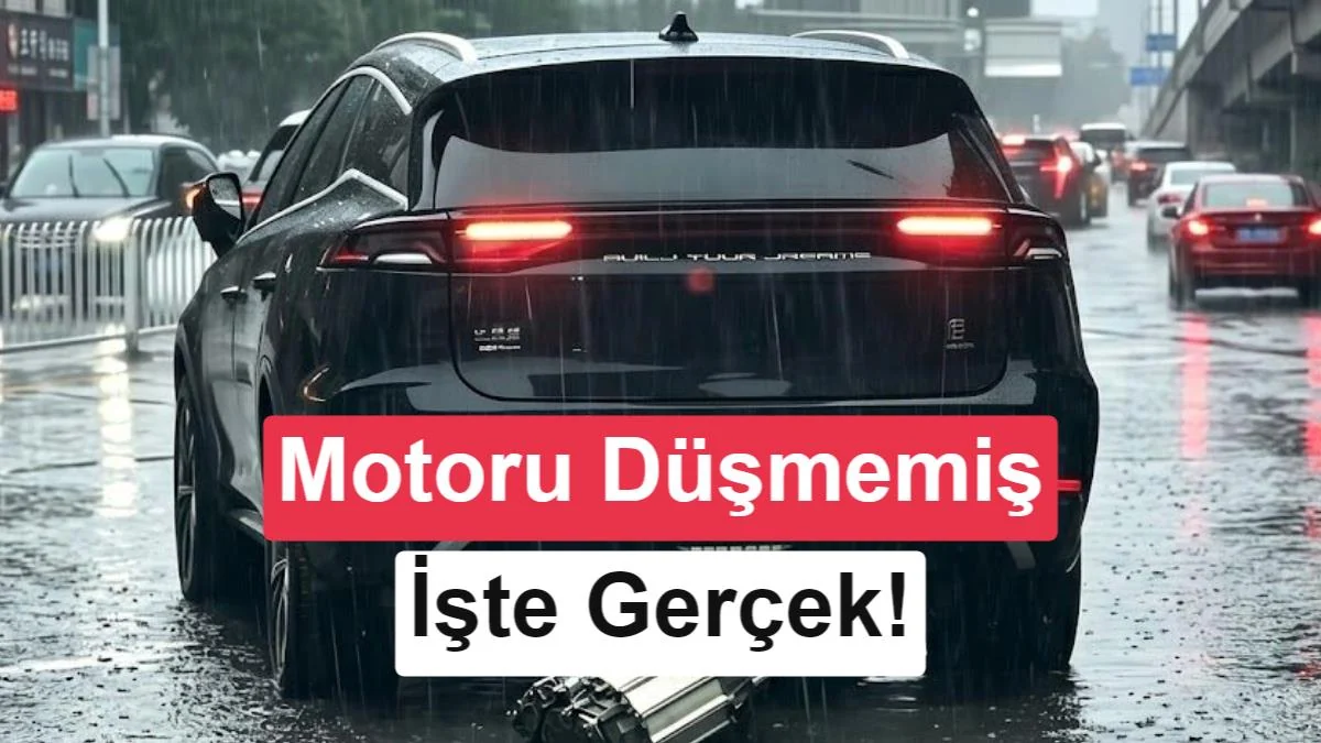 Trafikte motoru düştüğü iddia edilen BYD ile ilgili gerçek ortaya çıktı