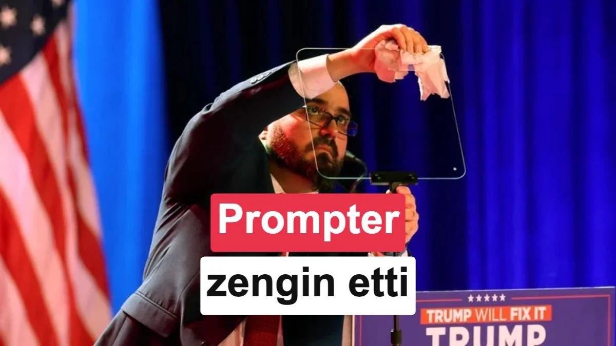 Trump konuştukça binlerce dolar kazandı: Prompter mucizesi