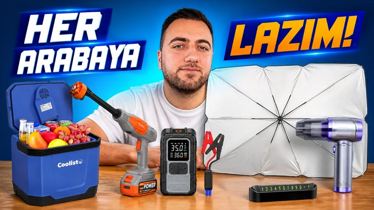 Yazın arabası olan herkesin alması gereken ürünler!